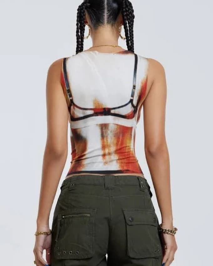Jaded London Bra Illusion Top  - Image 3