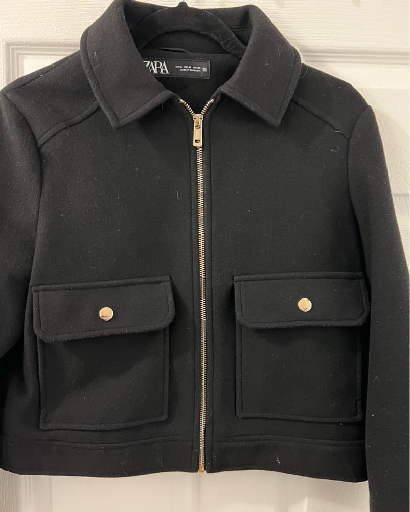 Zara Black Jacket  - Image 4
