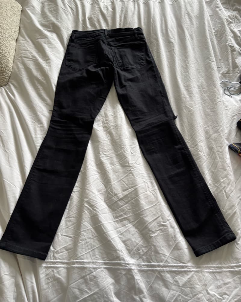 Frame Le High Skinny Black Ripped Jeans  - Image 2