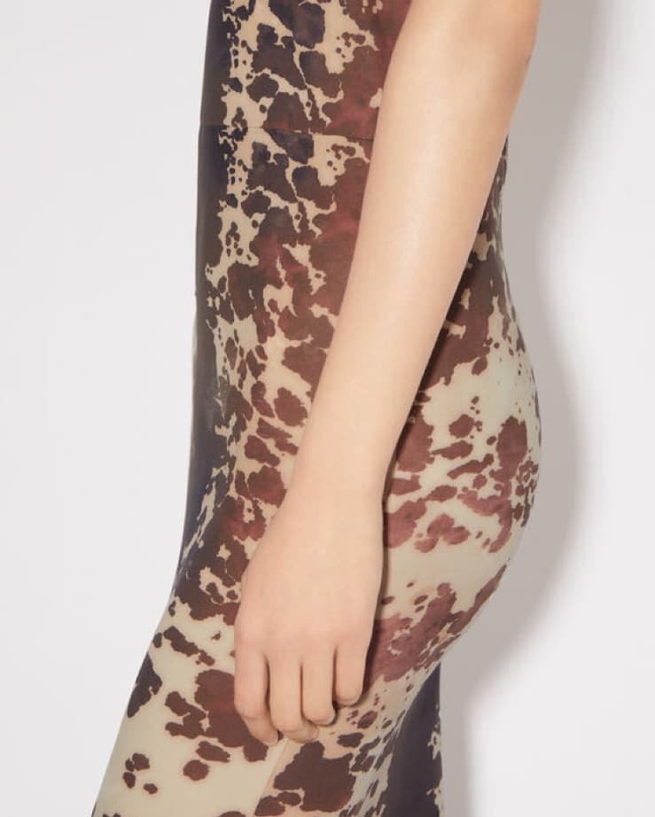 Ance Studios Cow Print Seamless Dress - Image 4