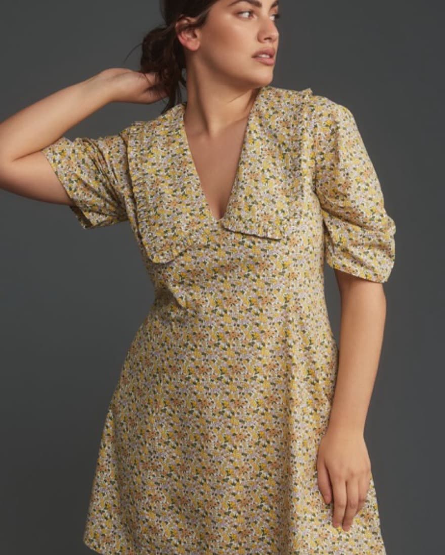 Collared Fit & Flare Dress With Pockets - Image 4