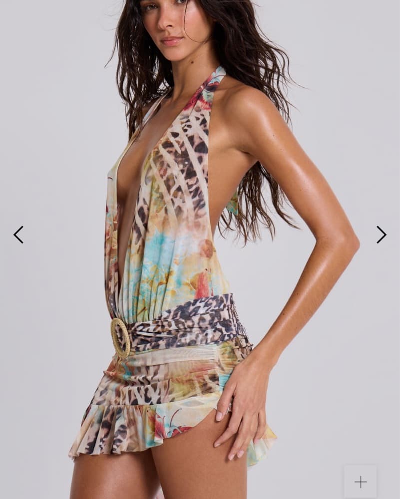 Jaded london Leopard Mini Dress - Image 3
