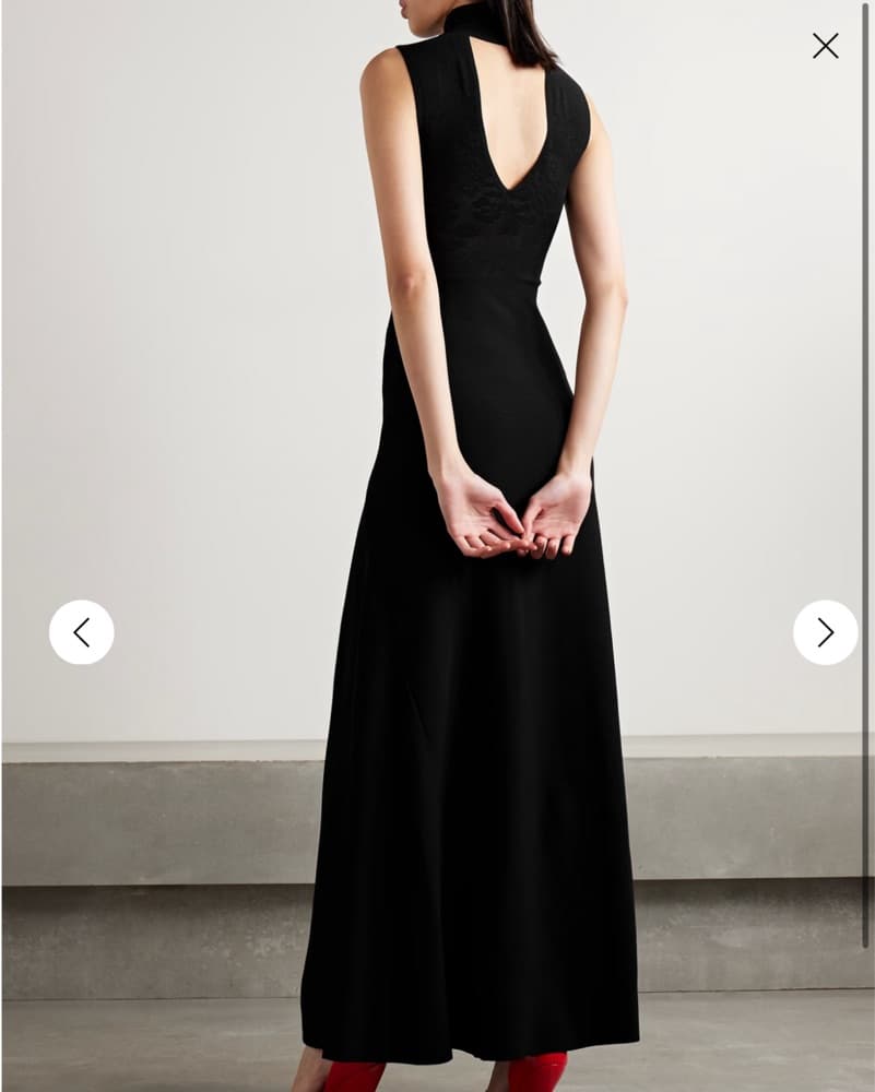 Elegant Black Cutout Maxi Dress - Image 2