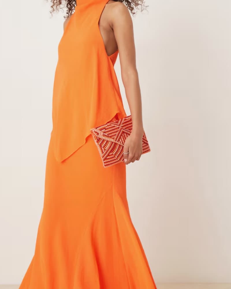 Orange Maxi Dress - Image 3