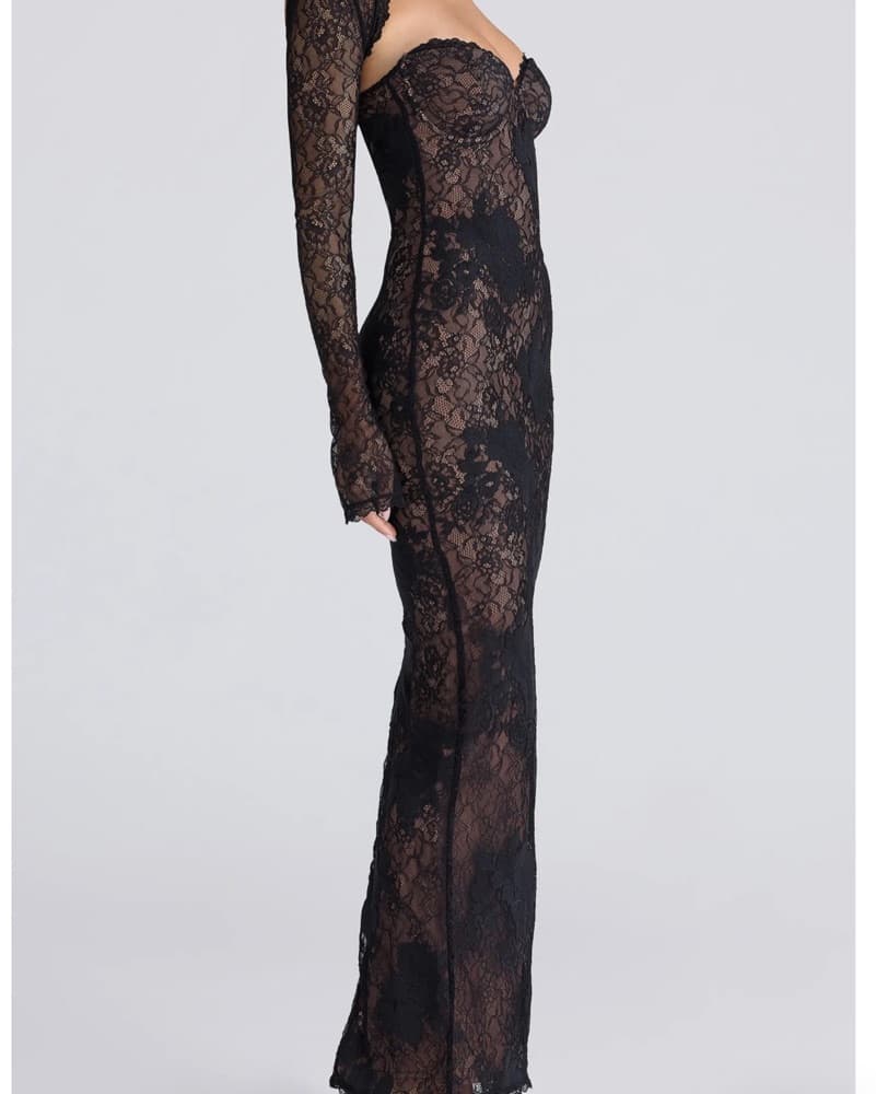 House Of CB Lace Dress Lucienne Dupe - Image 2
