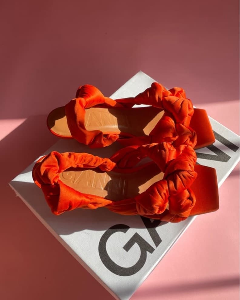 Ganni - Satin Heel - Image 4