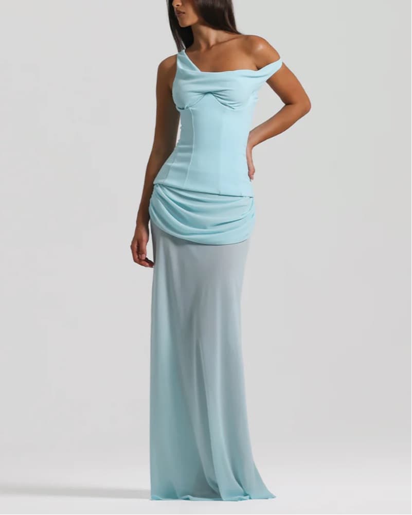 Natalie Rolt Blue Dress - Image 2