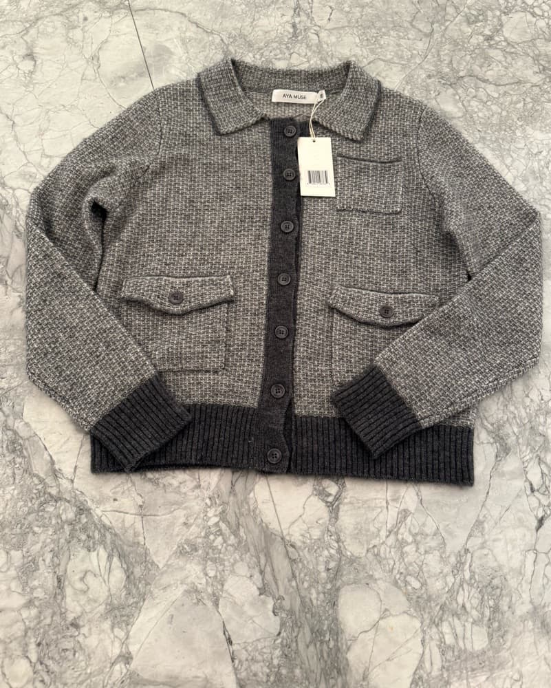 Aya Muse Knit Micro Short & Sweater Set - Image 2