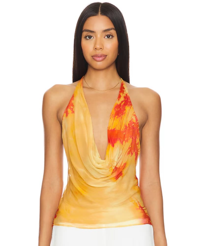 Raven Top in Orange Sunset - Image 1