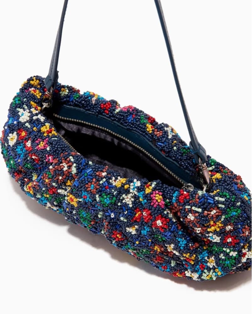 Staud Beaded Bag - Rainbow Flower Market - Image 2