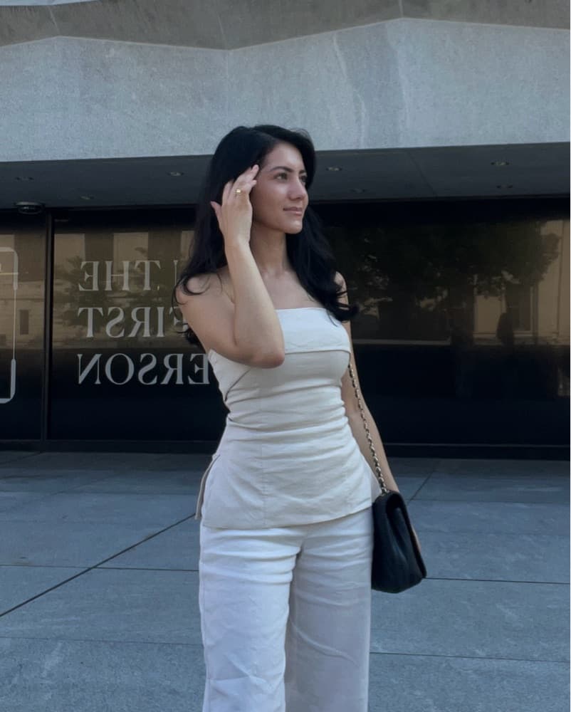 Element Linen Tube Top - Babaton - Image 1