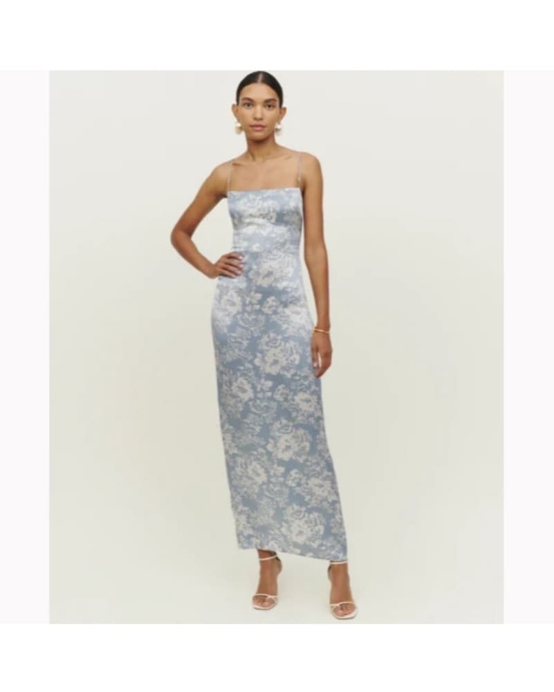 Reformation Frankie Silk Dress - Image 1