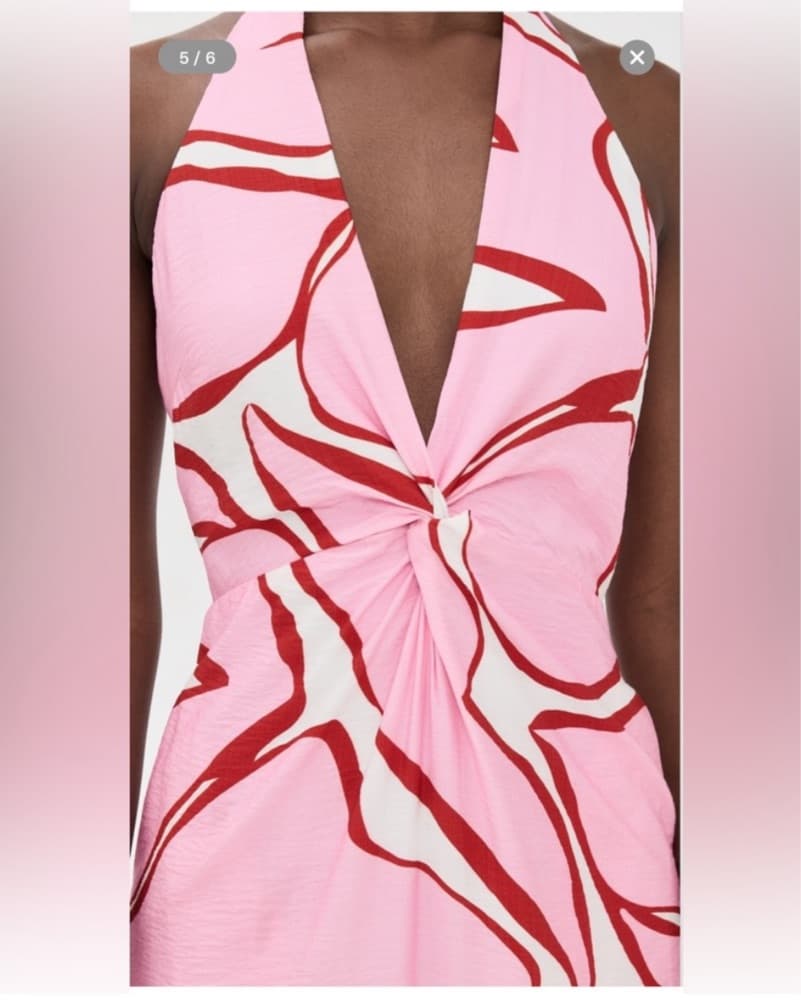 Vibrant Tropical Maxi Dress - Image 3