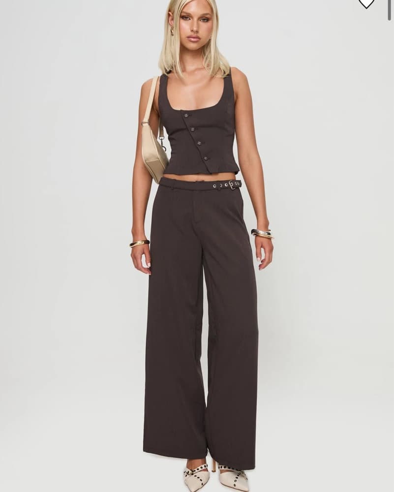 Princess Polly Airi Top Brown  - Image 1