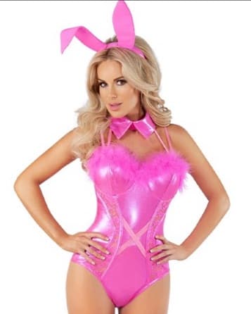 Halloween HOT PINK BUNNY  - Image 1