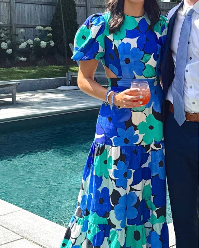 Rebecca Vallance Floral Gown - Image 1