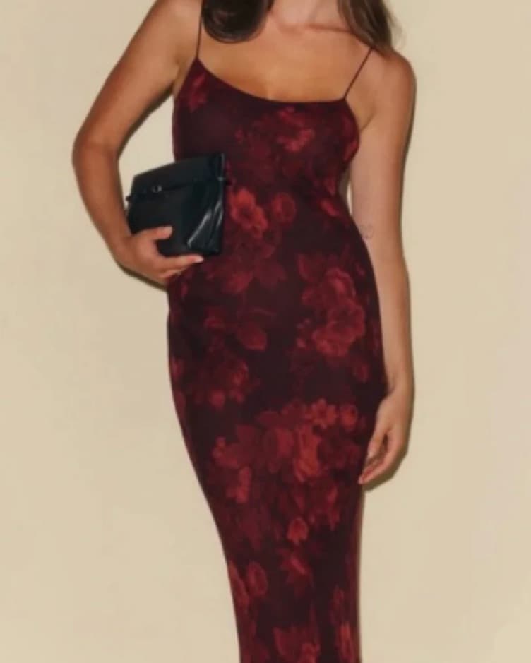 Radiant Floral Midi Dress - Image 2
