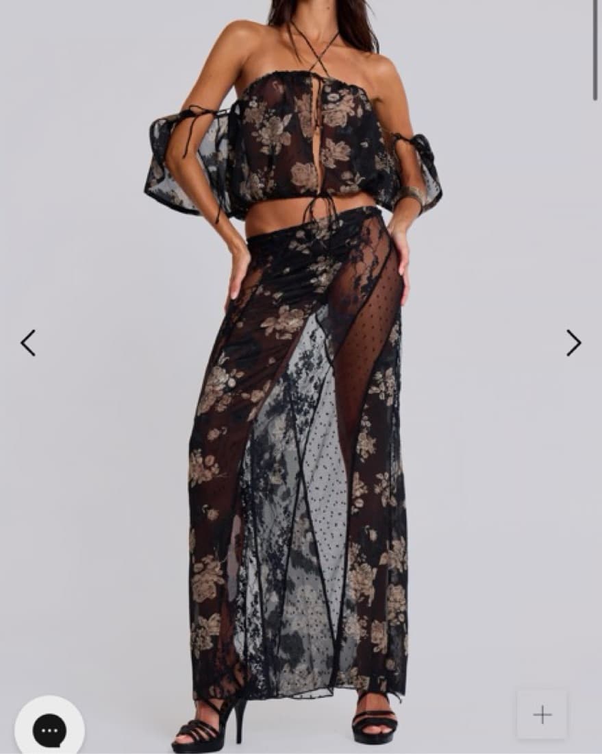 Jaded London Seraph Maxi Skirt  - Image 1