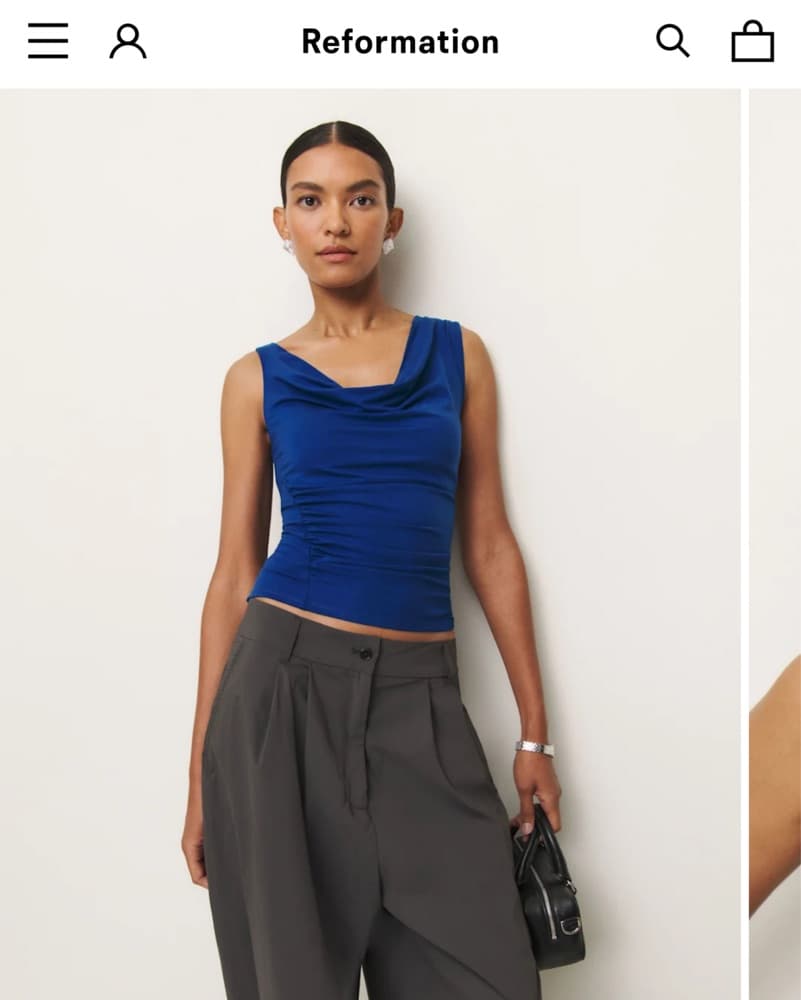 Reformation Darla Knit Top - Image 1