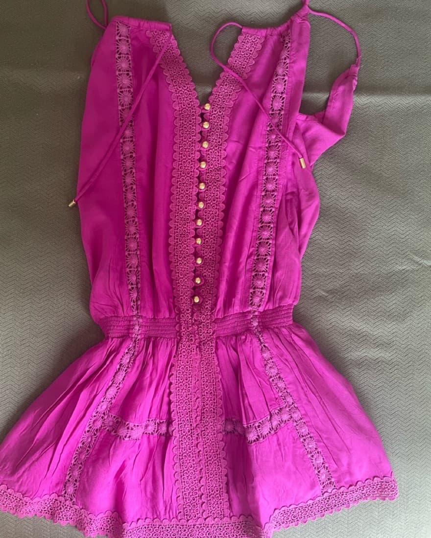 Hampton’s Chic: Purple Bohemian Dress - Image 2