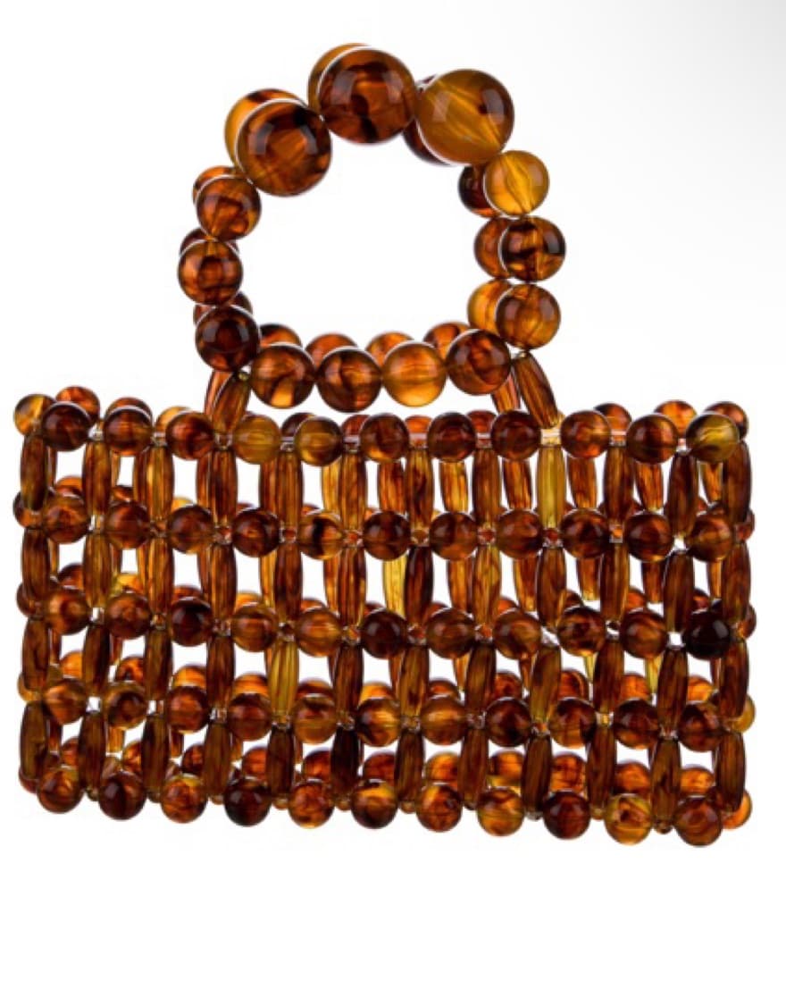Cult Gaia Acrylic Beaded Handle Bag - Image 1