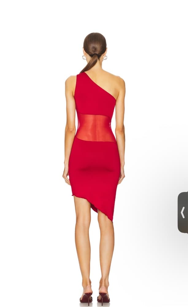 OW COLLECTION CURVE Mini Dress - Image 2