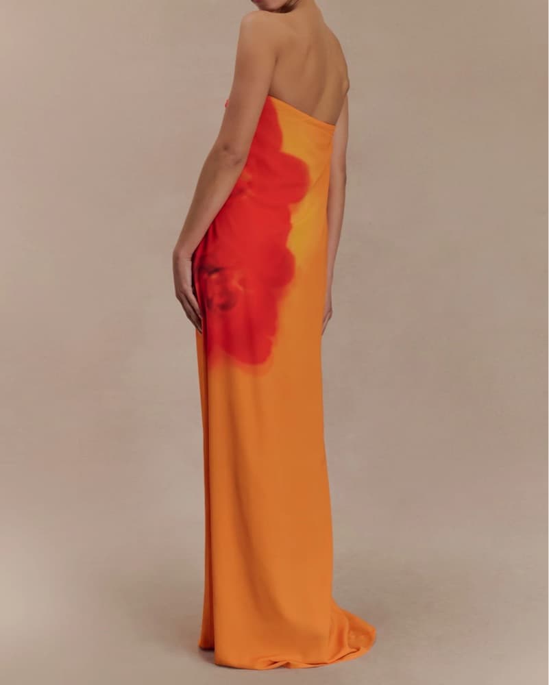 Vibrant Floral Maxi Dress - Image 2