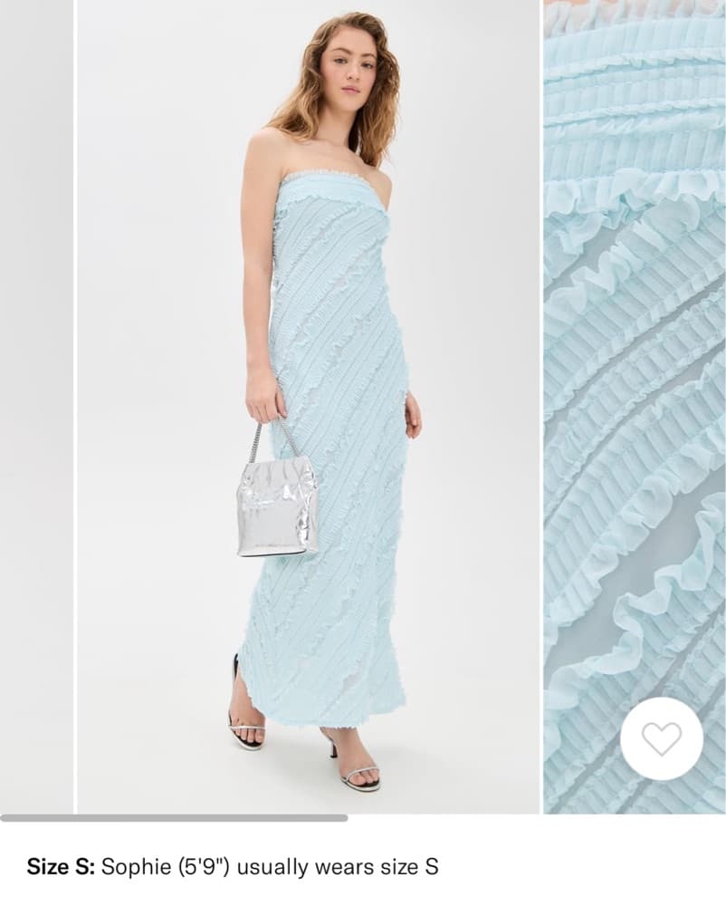 endless rose Straples Ruffled Maxi Dress - Image 3
