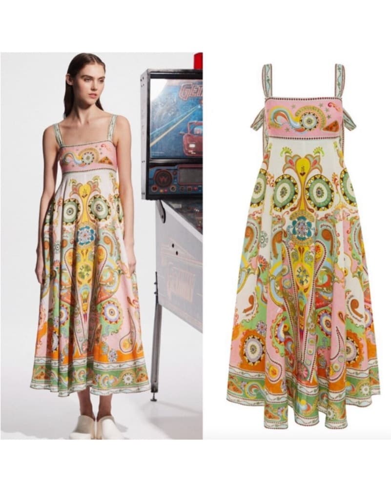 ALEMAIS Pinball Paisley Dress - Image 2