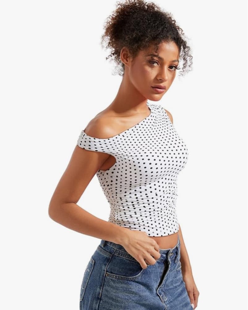 Amazon SUUKSESS Women Off Shoulder Top  - Image 2