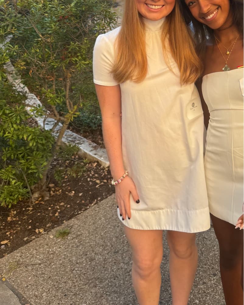 Staud Short White Dress - Image 2