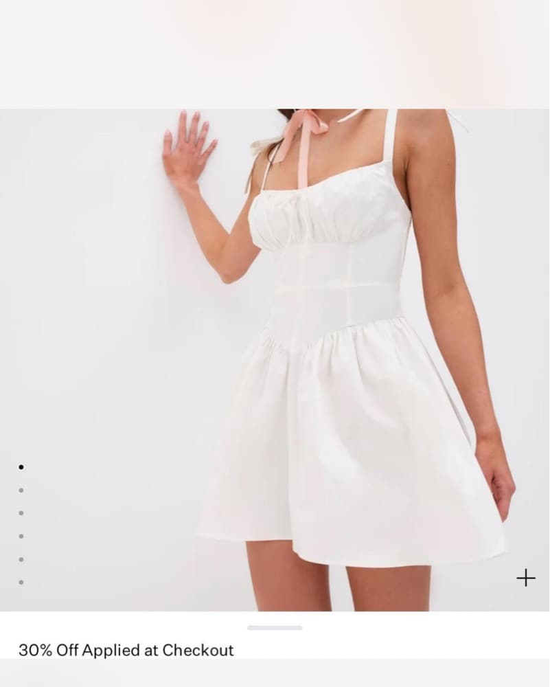For Love & Lemons Jessie Mini Dress - Image 1