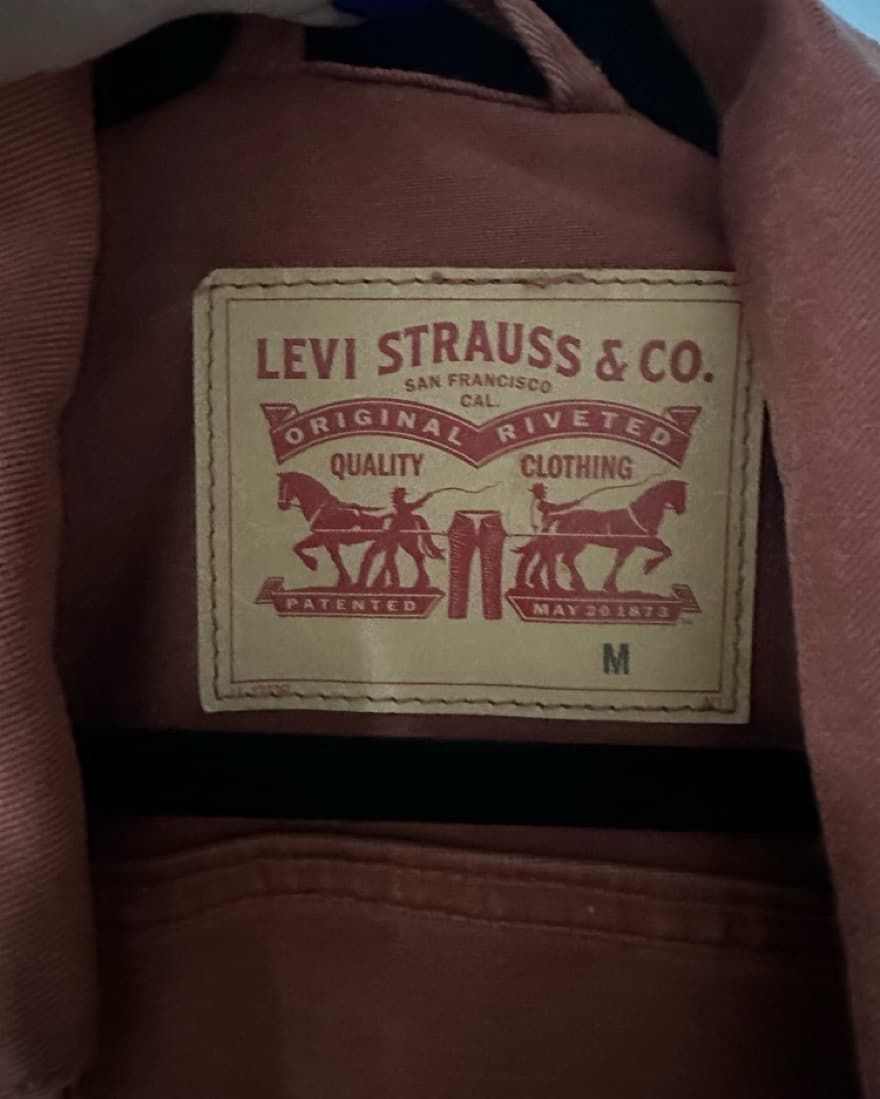 Levi Burnt Orange Jean Jacket - Image 2