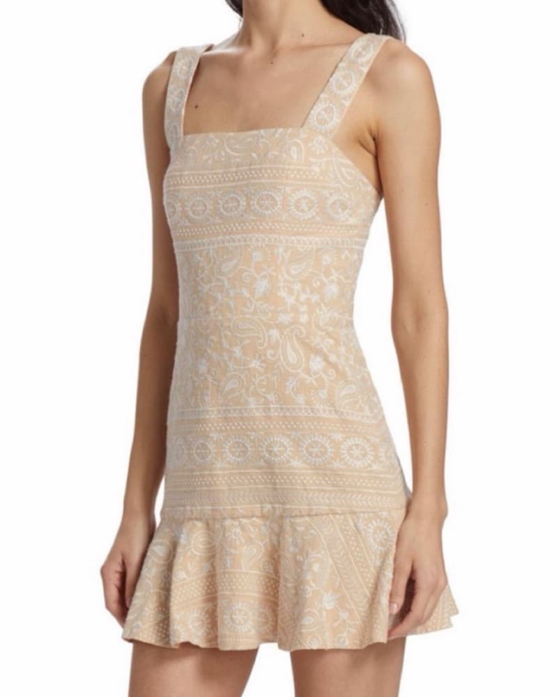 Alice + Olivia Cream textured dress  - Image 1