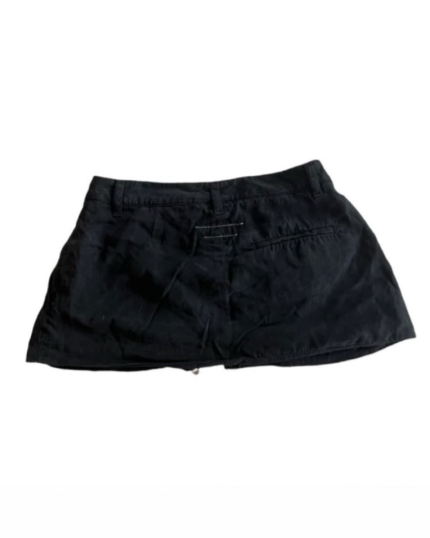 Margiela x OC Black Micro Mini Skirt - Image 2