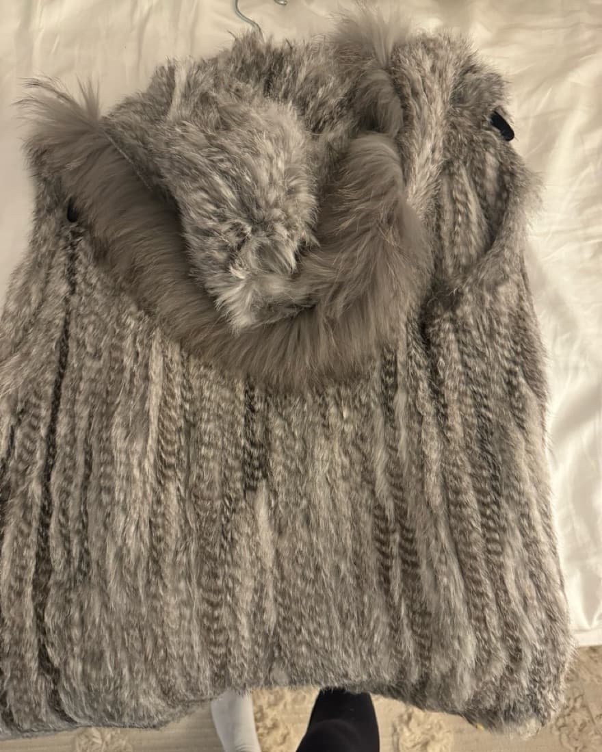 Rabbit & Racoon Fur Vest - Image 3