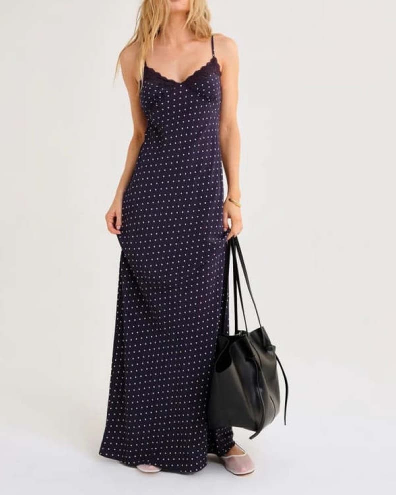 Sinatra Maxi Dress Coastal Dot  - Image 1