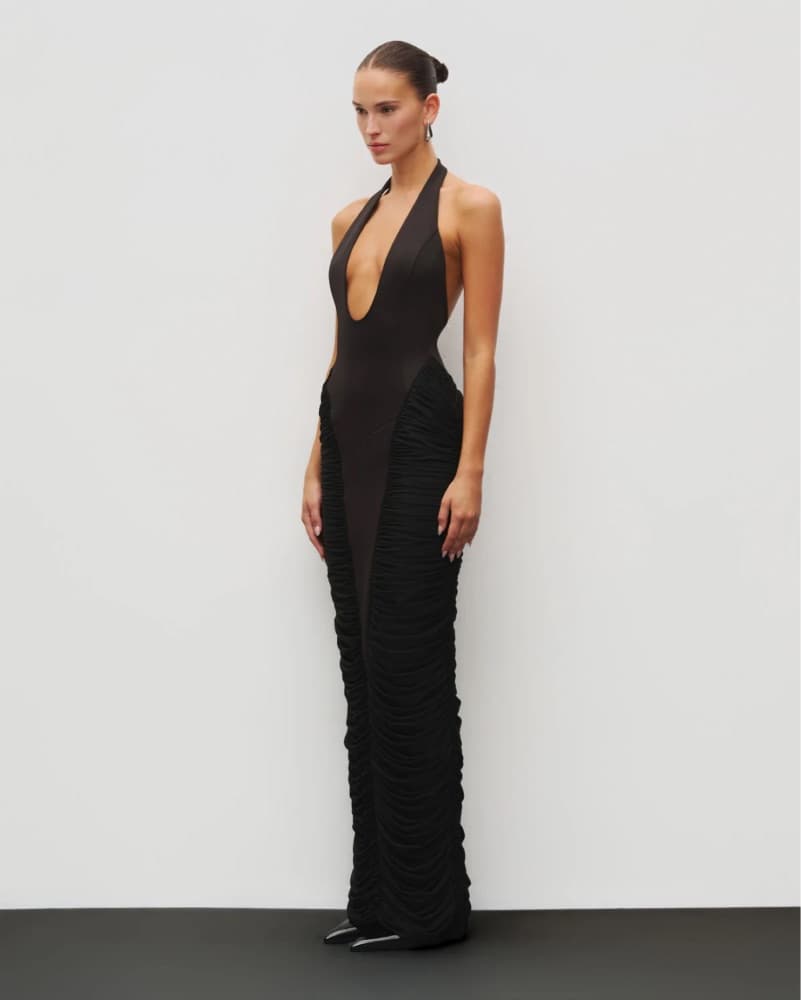 Heiress Sculpt Dress - Black - Image 2