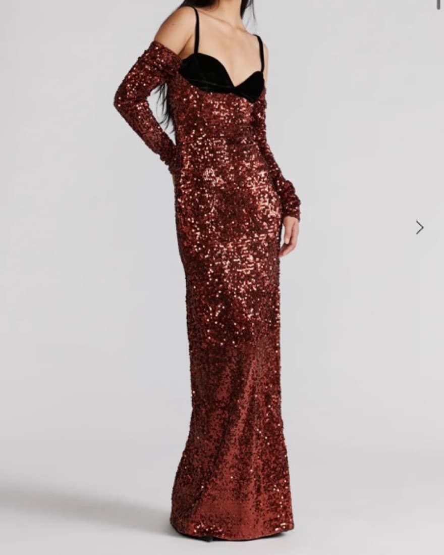 Zac Posen Sequins Gown - Image 1