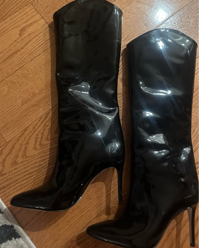 Schutz Maryanna Patent Leather Boots - Image 2