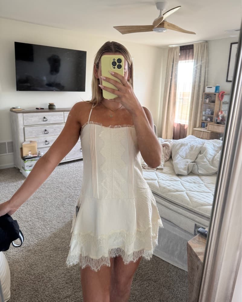 Lulus Getting Ready Mini Vintage Dress - Image 1