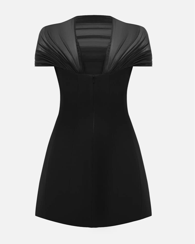Black Mini Dress  - Image 3