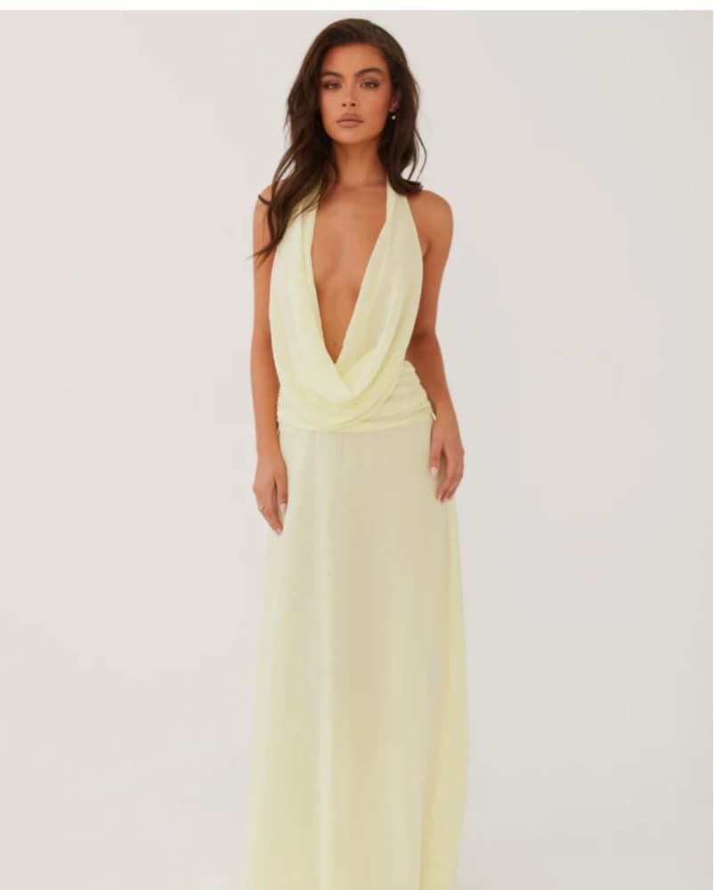 Peppermayo yellow plunging Maxi - Image 3