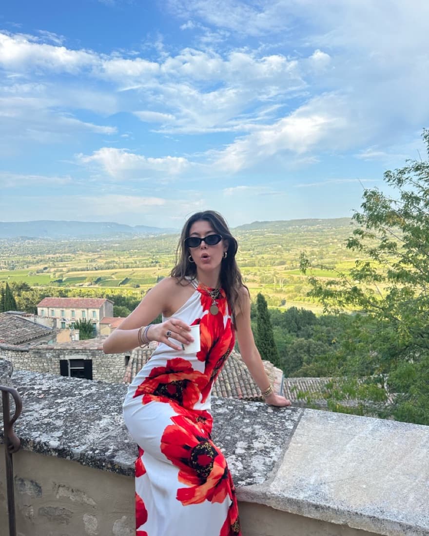 Maxi Poppy Print Dress  - Image 3
