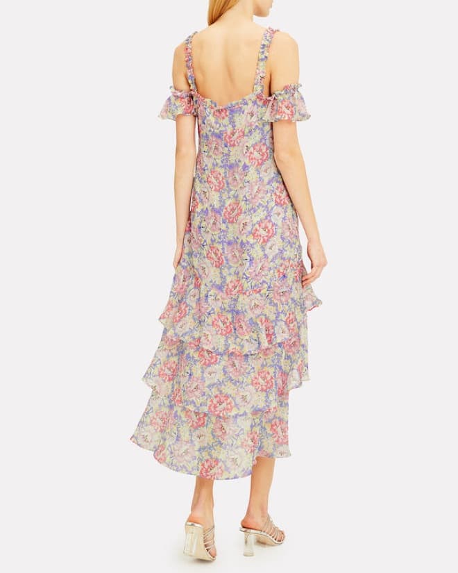 Intermix Floral High-Low Dress - Image 3