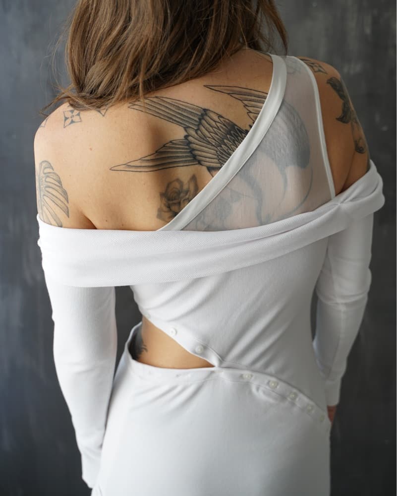 Simkhai Hi Lo Off The Shoulder Dress  - Image 5