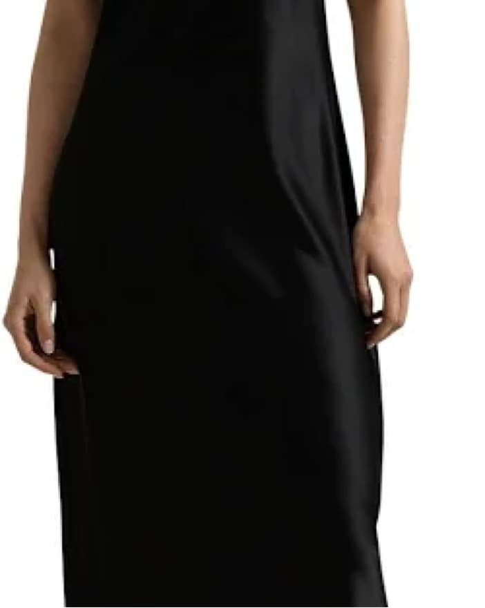 Satin Midi Slip Dress - Image 5