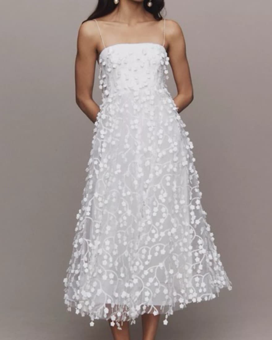 Anthropologie Wedding & Reception Dress - Image 2