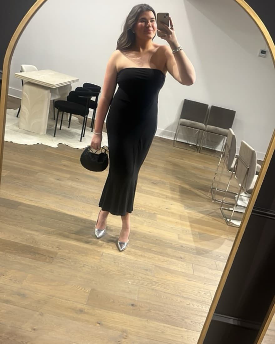 Black Norma Kamali Dress - Image 1