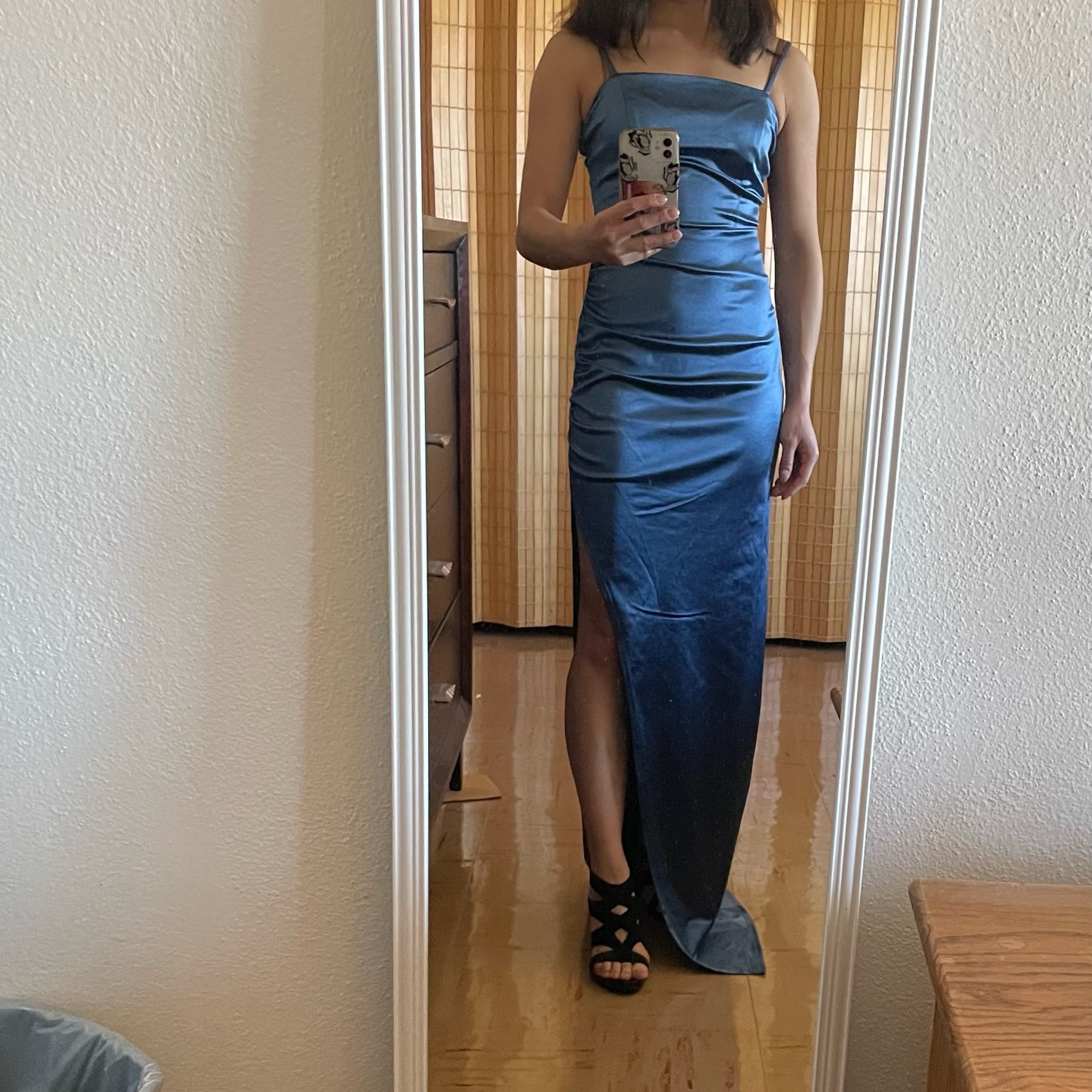 Blue Cocktail Dress - Image 1